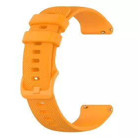   Techsuit - Watchband 18mm (W006) - Huawei Watch GT 4 (41mm)/W1/Honor Watch S1/Garmin Venu 2S/Vivoactive 4S - Orange