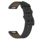 Techsuit - Watchband 18mm (W073) - Huawei Watch GT 4 (41mm)/W1/Honor Watch S1/Garmin Venu 2S/Vivoactive 4S - Black