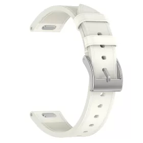   Techsuit - Watchband 18mm (W073) - Huawei Watch GT 4 (41mm)/W1/Honor Watch S1/Garmin Venu 2S/Vivoactive 4S - White