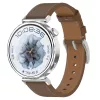 Techsuit - Watchband 18mm (W073) - Huawei Watch GT 4 (41mm)/W1/Honor Watch S1/Garmin Venu 2S/Vivoactive 4S - Brown