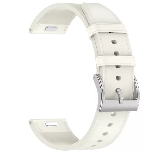Techsuit - Watchband 20mm (W073) - Samsung Galaxy Watch4/5/Active 2, Huawei Watch GT 3 (42mm)/GT 3 Pro (43mm) - White