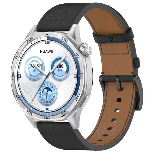 Techsuit - Watchband 22mm (W073) - Samsung Galaxy Watch (46mm)/Watch 3/Gear S3, Huawei Watch GT/GT 2/GT 3 (46mm) - Black