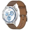 Techsuit - Watchband 22mm (W073) - Samsung Galaxy Watch (46mm)/Watch 3/Gear S3, Huawei Watch GT/GT 2/GT 3 (46mm) - Brown