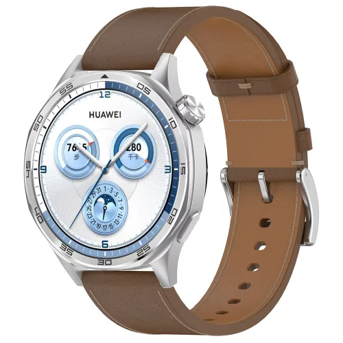 Techsuit - Watchband 22mm (W073) - Samsung Galaxy Watch (46mm)/Watch 3/Gear S3, Huawei Watch GT/GT 2/GT 3 (46mm) - Brown