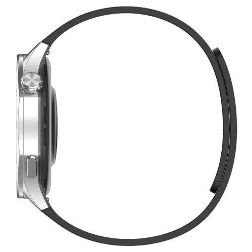Techsuit - Watchband 18mm (W074) - Huawei Watch GT 4 (41mm)/W1/Honor Watch S1/Garmin Venu 2S/Vivoactive 4S - Black / Red