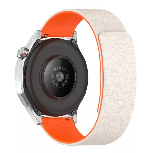 Techsuit - Watchband 20mm (W074) - Samsung Galaxy Watch4/5/Active 2, Huawei Watch GT 3 (42mm)/GT 3 Pro (43mm) - Black
