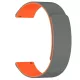 Techsuit - Watchband 20mm (W074) - Samsung Galaxy Watch4/5/Active 2, Huawei Watch GT 3 (42mm)/GT 3 Pro (43mm) - Grey / Orange