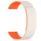 Techsuit - Watchband 22mm (W074) - Samsung Galaxy Watch (46mm)/Watch 3/Gear S3, Huawei Watch GT/GT 2 (46mm) - Beige / Orange