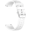 Techsuit - Watchband 18mm (W075) - Huawei Watch GT 4 (41mm)/W1/Honor Watch S1/Garmin Venu 2S/Vivoactive 4S - White