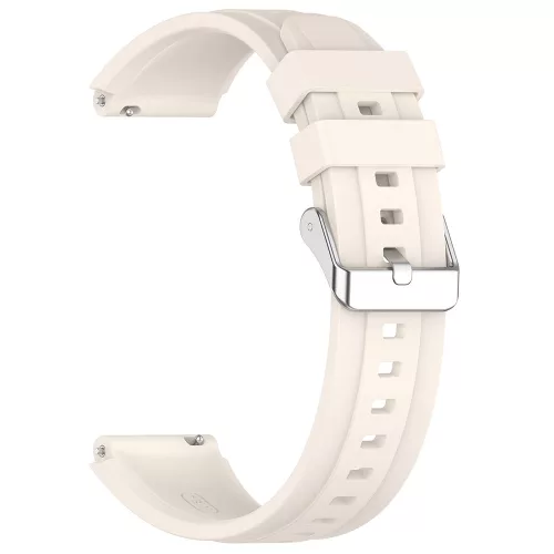 Techsuit - Watchband 18mm (W075) - Huawei Watch GT 4 (41mm)/W1/Honor Watch S1/Garmin Venu 2S/Vivoactive 4S - Beige
