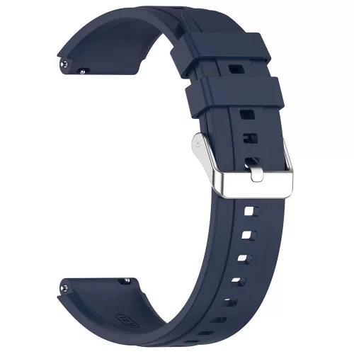 Techsuit - Watchband 18mm (W075) - Huawei Watch GT 4 (41mm)/W1/Honor Watch S1/Garmin Venu 2S/Vivoactive 4S - Navy Blue