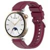 Techsuit - Watchband 18mm (W075) - Huawei Watch GT 4 (41mm)/W1/Honor Watch S1/Garmin Venu 2S/Vivoactive 4S - Bordeaux