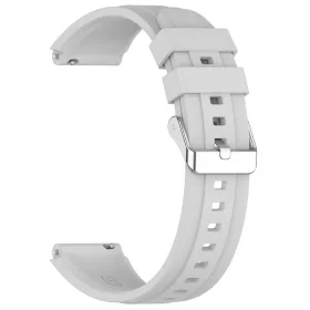   Techsuit - Watchband 18mm (W075) - Huawei Watch GT 4 (41mm)/W1/Honor Watch S1/Garmin Venu 2S/Vivoactive 4S - Grey