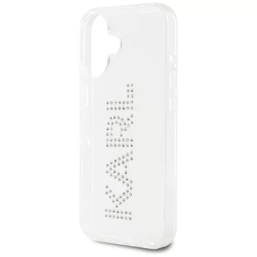Karl Lagerfeld - IML Rhinestones (KLHCP16SHKLSTDCT) - iPhone 16 - Transparent Logo