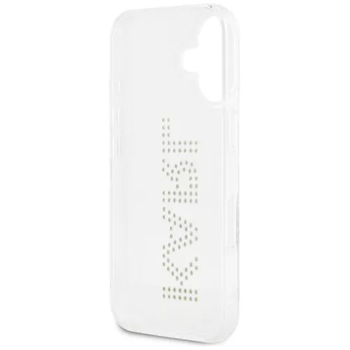 Karl Lagerfeld - IML Rhinestones (KLHCP16SHKLSTDCT) - iPhone 16 - Transparent Logo