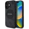 Guess - 4G Kör Klasszikus Logó MagSafe (GUHMP16SP4PGRSGK) - iPhone 16 - Fekete