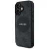 Guess - 4G Kör Klasszikus Logó MagSafe (GUHMP16SP4PGRSGK) - iPhone 16 - Fekete