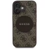 Guess - 4G Kör Klasszikus Logó MagSafe (GUHMP16SP4PGRSGW) - iPhone 16 - Barna