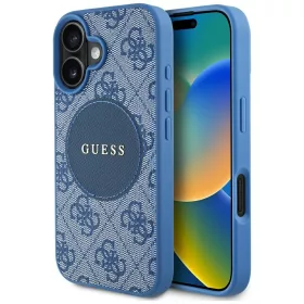   Guess - 4G Kör Klasszikus Logó MagSafe (GUHMP16SP4PGRSGB) - iPhone 16 - Kék