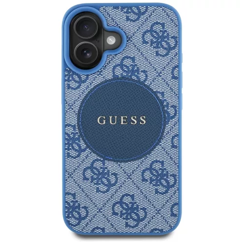 Guess - 4G Kör Klasszikus Logó MagSafe (GUHMP16SP4PGRSGB) - iPhone 16 - Kék