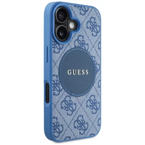 Guess - 4G Kör Klasszikus Logó MagSafe (GUHMP16SP4PGRSGB) - iPhone 16 - Kék