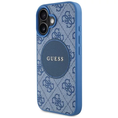 Guess - 4G Kör Klasszikus Logó MagSafe (GUHMP16SP4PGRSGB) - iPhone 16 - Kék