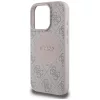 Guess - 4G Kör Klasszikus Logó MagSafe (GUHMP16LP4PGRSGP) - iPhone 16 Pro - Rózsaszín