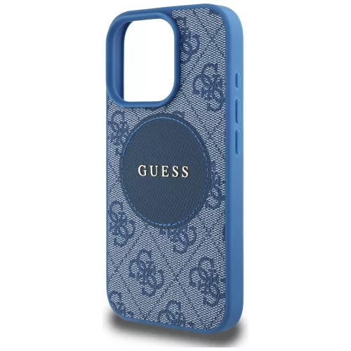 Guess - 4G Kör Klasszikus Logó MagSafe (GUHMP16LP4PGRSGB) - iPhone 16 Pro - Kék