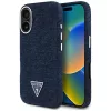 Guess - Farmerszövet Háromszög Logó MagSafe (GUHMP16SRJFWTLB) - iPhone 16 - Kék