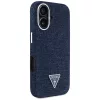 Guess - Farmerszövet Háromszög Logó MagSafe (GUHMP16SRJFWTLB) - iPhone 16 - Kék