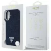 Guess - Farmerszövet Háromszög Logó MagSafe (GUHMP16SRJFWTLB) - iPhone 16 - Kék