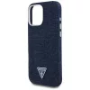 Guess - Farmerszövet Háromszög Logó MagSafe (GUHMP16LRJFWTLB) - iPhone 16 Pro - Kék