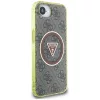 Guess - IML Fém Csillámos 4G Kör Háromszög MagSafe (GUHMPSE4HG4PRTGW) - iPhone 16e / iPhone 17e - Barna