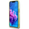 Guess - IML Fém Csillámos 4G Kör Háromszög MagSafe (GUHMPSE4HG4PRTGW) - iPhone 16e / iPhone 17e - Barna