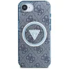 Guess - IML Metal Glitter 4G Circle Triangle MagSafe (GUHMPSE4HG4PRTGB) - iPhone 16e / iPhone 17e - Blue