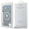 Guess - IML Metal Glitter 4G Circle Triangle MagSafe (GUHMPSE4HG4PRTGB) - iPhone 16e / iPhone 17e - Blue