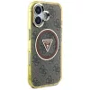 Guess - IML Metal Glitter 4G Circle Triangle MagSafe (GUHMP16SHG4PRTGW) - iPhone 16 - Brown