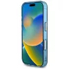 Guess - IML Fém Csillámos 4G Kör Háromszög MagSafe (GUHMP16SHG4PRTGB) - iPhone 16 - Kék