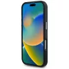 Guess - IML Fém Csillámos 4G Kör Háromszög MagSafe (GUHMP16LHG4PRTGK) - iPhone 16 Pro - Fekete