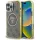 Guess - IML Metal Glitter 4G Circle Triangle MagSafe (GUHMP16LHG4PRTGW) - iPhone 16 Pro - Brown