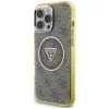 Guess - IML Metal Glitter 4G Circle Triangle MagSafe (GUHMP16LHG4PRTGW) - iPhone 16 Pro - Brown