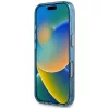 Guess - IML Fém Csillámos 4G Kör Háromszög MagSafe (GUHMP16LHG4PRTGB) - iPhone 16 Pro - Kék