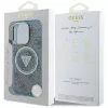 Guess - IML Fém Csillámos 4G Kör Háromszög MagSafe (GUHMP16XHG4PRTGB) - iPhone 16 Pro Max - Kék