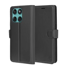   Techsuit - Leather Folio - Motorola Edge 60 / Edge 60 Fusion - Black