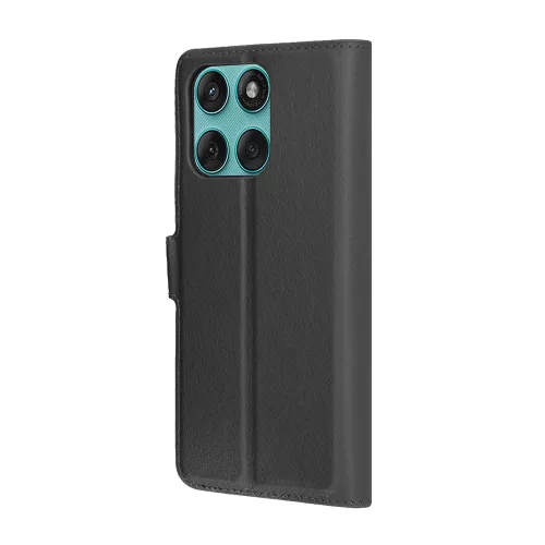 Techsuit - Leather Folio - Motorola Edge 60 / Edge 60 Fusion - Black