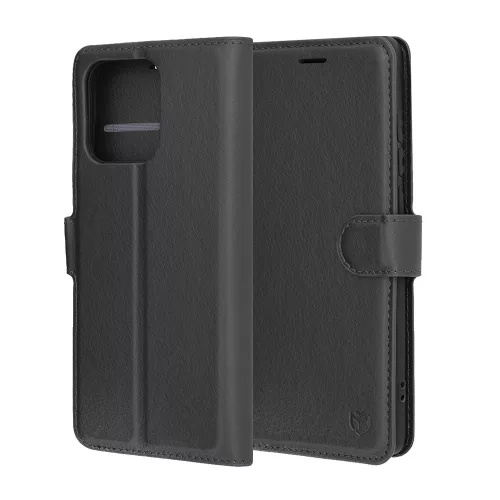 Techsuit - Leather Folio - Motorola Edge 60 / Edge 60 Fusion - Black