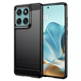   Techsuit - Carbon szilikon tok - Motorola Edge 60 / Edge 60 Fusion - Fekete