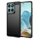Techsuit - Carbon szilikon tok - Motorola Edge 60 / Edge 60 Fusion - Fekete