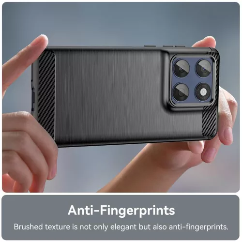 Techsuit - Carbon szilikon tok - Motorola Edge 60 / Edge 60 Fusion - Fekete