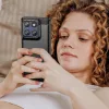 Techsuit - Carbon szilikon tok - Motorola Edge 60 / Edge 60 Fusion - Fekete